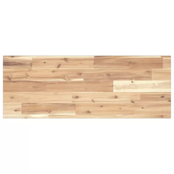 tömör akácfa téglalap alakú asztallap 80 x 30 x 2 cm