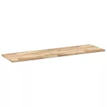 tömör akácfa téglalap alakú asztallap 140 x 40 x 2 cm