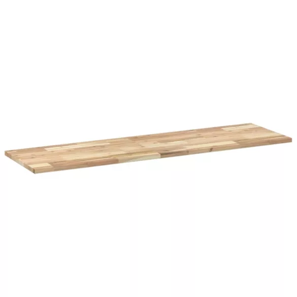 tömör akácfa téglalap alakú asztallap 140 x 40 x 2 cm