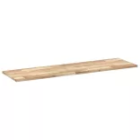 tömör akácfa téglalap alakú asztallap 160 x 40 x 2 cm