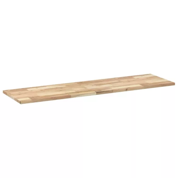 tömör akácfa téglalap alakú asztallap 160 x 40 x 2 cm