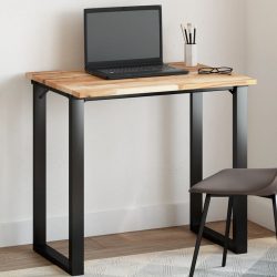 négyszög alakú tömör akácfa asztallap 80 x 60 x 2 cm