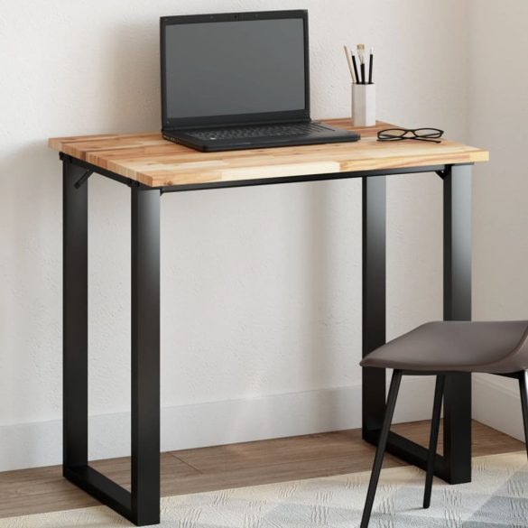 négyszög alakú tömör akácfa asztallap 80 x 60 x 2 cm