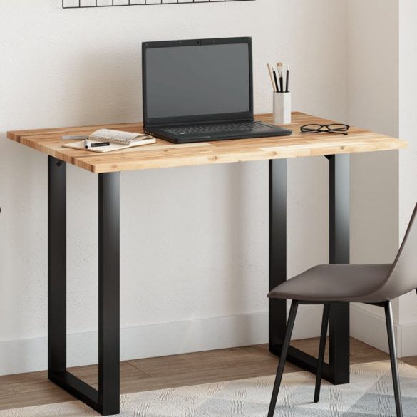 négyszög alakú tömör akácfa asztallap 120 x 70 x 2 cm