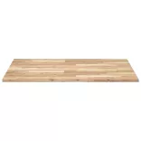 négyszög alakú tömör akácfa asztallap 100 x 80 x 2 cm