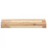 tömör akácfa téglalap alakú asztallap 40 x 20 x 4 cm