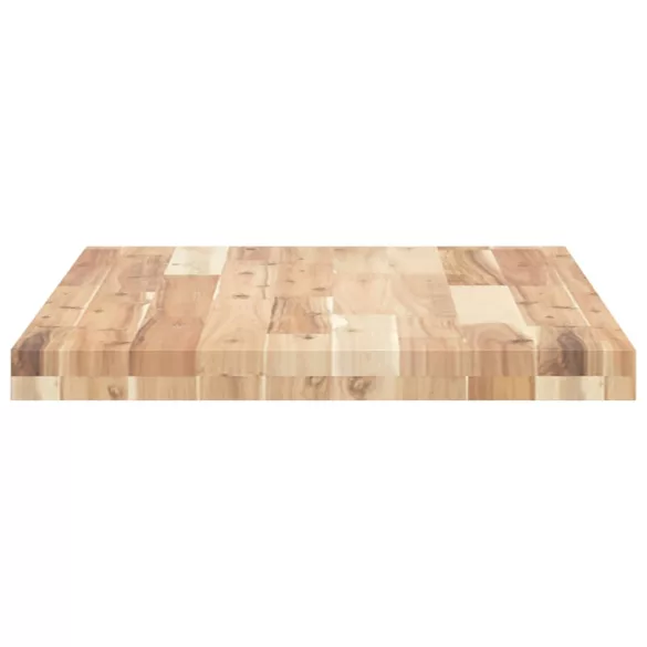 négyszög alakú tömör akácfa asztallap 100 x 50 x 4 cm