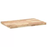 négyszög alakú tömör akácfa asztallap 140 x 50 x 4 cm