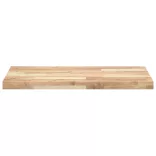 négyszög alakú tömör akácfa asztallap 160 x 50 x 4 cm