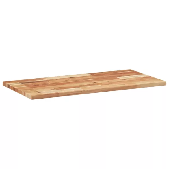 négyszög alakú tömör akácfa asztallap 100 x 40 x 2 cm