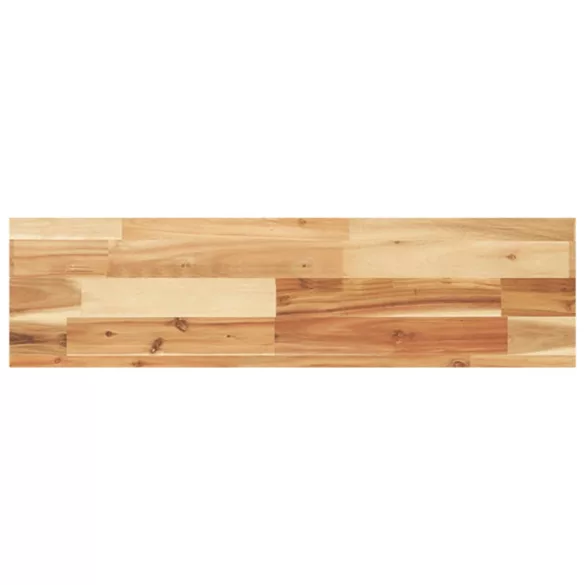 tömör akácfa téglalap alakú asztallap 80 x 20 x 4 cm