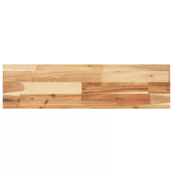 tömör akácfa téglalap alakú asztallap 100 x 20 x 4 cm