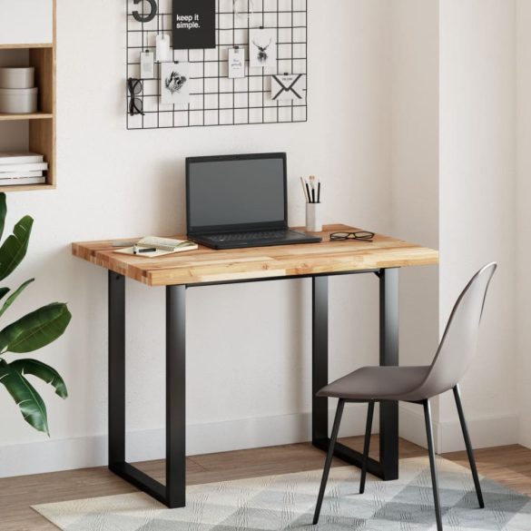 négyszög alakú tömör akácfa asztallap 100 x 70 x 4 cm