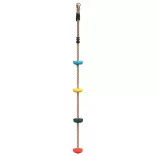 többszínű tárcsás kötélhinta gyerekeknek 4 fokkal