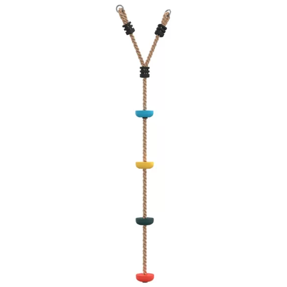 többszínű tárcsás kötélhinta gyerekeknek 4 fokkal