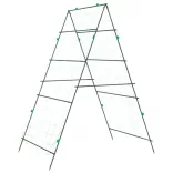acél A-alakú kerti rács kúszónövényekhez 99 x 90 x 175,5 cm