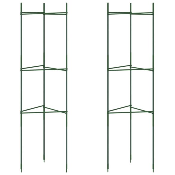 2 db acél és PP paradicsom ketrec 116 cm