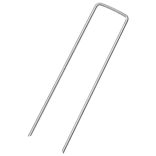 25 db U-alakú horganyzott acél talajcövek 15 x 3,5 cm