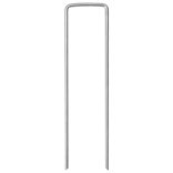 25 db U-alakú horganyzott acél talajcövek 15 x 3,5 cm