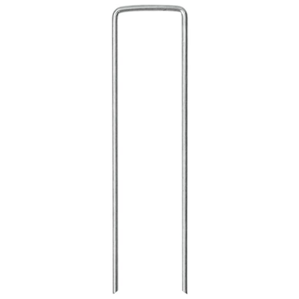 25 db U-alakú horganyzott acél talajcövek 15 x 3,5 cm