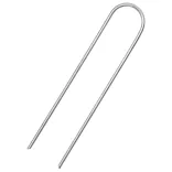 25 db U-alakú horganyzott acél talajcövek 15 x 3,5 cm