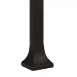 piros és barna tömör mangófa traktor bárasztal 55x120x107 cm