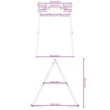 hintaváz kültéri használatra Szé 156 x Ma 185 cm
