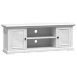 fehér szerelt fa TV-szekrény 110 x 30 x 41 cm