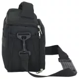 fekete oxford szövet fényképezőgép táska vízálló burkolattal