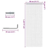 alumínium láncos ajtószúnyogháló 80 x 221 cm