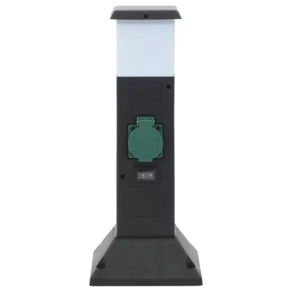 2-utas kültéri tüskés konnektoros oszlop lámpával 16x16x39,5 cm