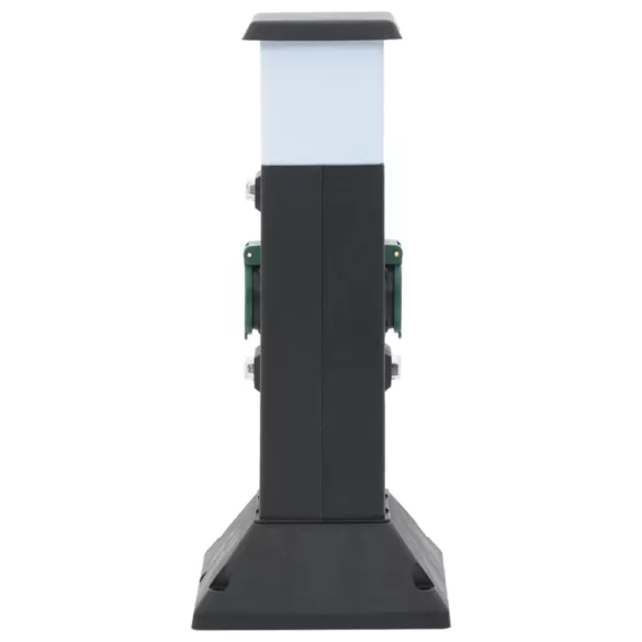 2-utas kültéri tüskés konnektoros oszlop lámpával 16x16x39,5 cm