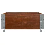 barna tömör fenyőfa raklapmagasító 100 x 50 cm