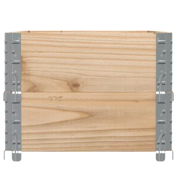 2 db tömör fenyőfa raklapmagasító 100 x 50 cm