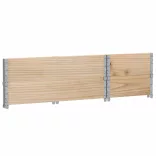 2 db tömör fenyőfa raklapmagasító 100 x 50 cm