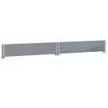 szürke tömör fenyőfa raklapmagasító 100 x 100 cm