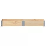 2 db tömör fenyőfa raklapmagasító 150 x 50 cm