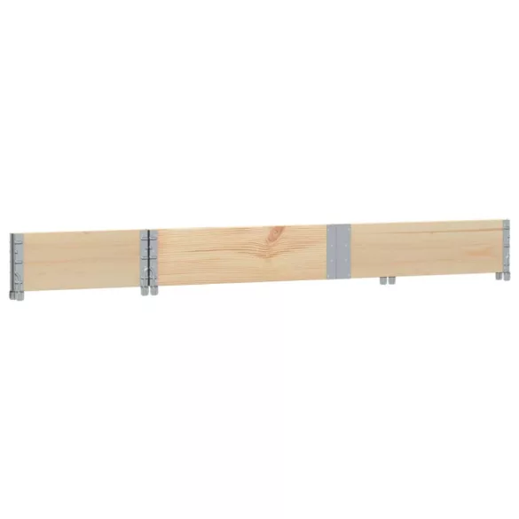 2 db tömör fenyőfa raklapmagasító 150 x 50 cm