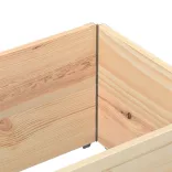 2 db tömör fenyőfa raklapmagasító 150 x 50 cm