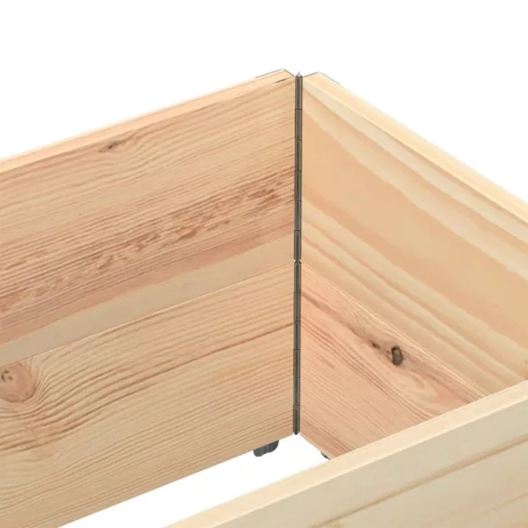 2 db tömör fenyőfa raklapmagasító 150 x 50 cm