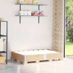 2 db tömör fenyőfa raklapmagasító 150 x 100 cm