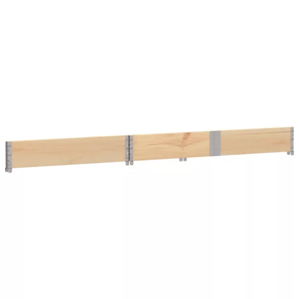 2 db tömör fenyőfa raklapmagasító 150 x 100 cm