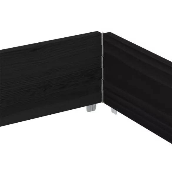 fekete tömör fenyőfa raklapmagasító 150 x 100 cm