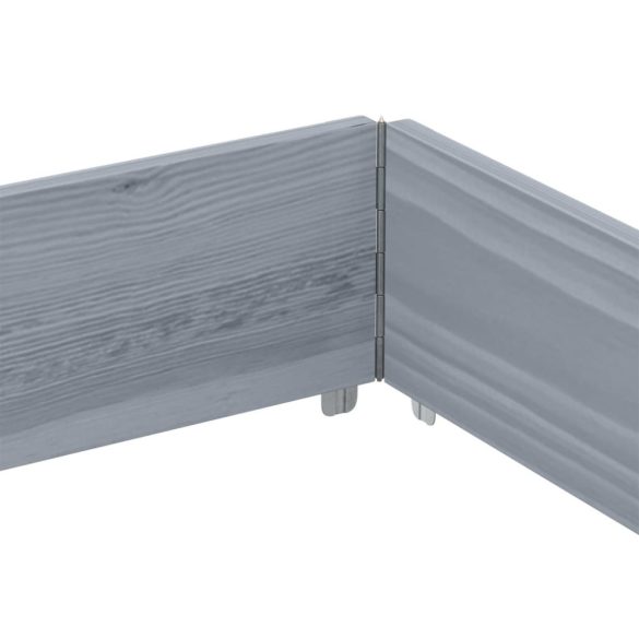 szürke tömör fenyőfa raklapmagasító 150 x 100 cm