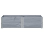 2 db szürke tömör fenyőfa raklapmagasító 150 x 100 cm