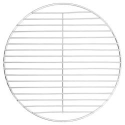 kerek 304 rozsdamentes acél BBQ grillrács Ø34,5 cm