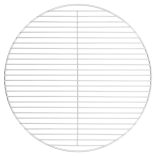 kerek 304 rozsdamentes acél BBQ grillrács Ø50 cm