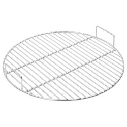   kerek 304 rozsdamentes acél BBQ grillrács fogantyúval Ø44,5 cm