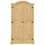 Corona tömör fenyőfa ruhásszekrény 102 x 52 x 186 cm