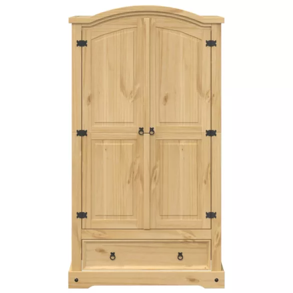 Corona tömör fenyőfa ruhásszekrény 102 x 52 x 186 cm